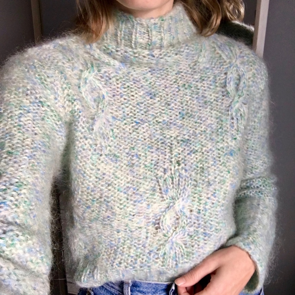 [Vintage] Pastel Mohair Sweater
